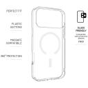 Fiksēts aizmugurējais vāciņ&scaron; iPhone 17 Pro Max FIXPUM-1603-TR, 0.03kg, TPU/PC, Caurspīdīgs, MagPure