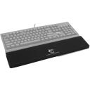 White Shark Klaviatuuri randme tugi KP-1899, 450mm, 100mm, 3mm, kumm, must v&auml;rv