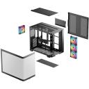 Deepcool Korpus CG530U 4F R-CG530U-BKAGA4-G, 2x3.5"; 2+1x2.5" ketta pesa, 4x120mm ARGB ventilaatorit, ATX, 410mm GPU, 210mm PSU