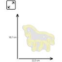 Manta Dekoratsioon SNL103WH, 5W, 5V, 22.5cm, 18.7cm, USB, Pleksiklaas, 2m kaabel, Integreeritud LED pirn, Hobune