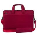 Rivacase Kott 8630RED, 15.6", 700g, veekindel pol&uuml;ester, 2 v&auml;list taskut, reguleeritav &otilde;larihm