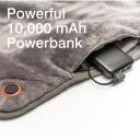 Bodi-Tek Apsildāmā sega BT-BLHT-EU/1.0, 130 x 160cm, supermīksts audums, 3 temperatūras režīmi, bezvadu, 5,5h lieto&scaron;anas