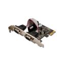 Digitus RS232 seerianpordi laienduskart, DS-30000-1, 2xRS-232, PCIe, ASIX99100, 230400bps, &uuml;hilduv Windowsiga