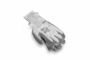 Darba cimdi ar nitrilu, GLAN, HT5K754-9, 9. izmērs, gaiši pelēki/balti, augsta izturība un komforts