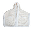 Pleds ar kapuci MONNA balts 85198