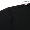 Striukė su gobtuvu Turin, 3XL, Pesso, juoda, 65% medvilnė, 35% poliesteris, 300 g/m&sup2;