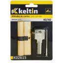 Keltin Užrakto cilindras K02615, 30/30mm, 3 raktai, aliuminis, ZnAl mechanizmas, 25000 ciklų, tvirtinimo varžtas įtrauktas