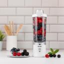 Sponge Blender Blend White, 0.6l, 0.79kg, valge, roostevaba teras, akr&uuml;&uuml;lnaatrium, ABS plast, juhtmevaba, pulsirežiim