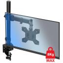 Esperanza ERW017 galda stiprinājums monitoram 10-27'', 8kg, melns, VESA 75x75mm, 100x100mm, 360&deg; rotācija, 89&deg; slīpums