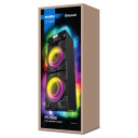 Super šventinis Party Box su Karaoke Naujųjų metų vakarėliams 1000W TWS Bluetooth FM USB LED ekranas AC maitinimas juodas PS-1900 Sven