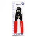Logilink gofrē&scaron;anas knaibles RJ45 ar griezēju WZ0004, 0.19m, metāls, 8P8C-RJ45, izolēti rokturi, asmens aizsargs