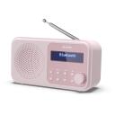 Sharp Tokyo Digitaalne Raadio DR-P420(PK), DAB/DAB+/FM, 4 x AA, 2 k&otilde;larit, Bluetooth, kaasaskantav, roosa