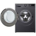 LG Pesumasin F2WR508S2M, 8 kg, 1200 RPM, Energiaklass A, Eeslaetav, LED ekraan, Keskmine must