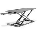 Digitus reguleeritav t&ouml;&ouml;koha alus DA-90380-1, 950x615x106-460mm, 2 monitori, maksimaalne koormus 15kg, must, laua kinnitamine
