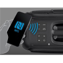 Super šventinė Party Box su karaokė vakarėliams 100W TWS Bluetooth FM USB RGB LED ekranas maitinimas iš tinklo juoda SV-022518 Sven