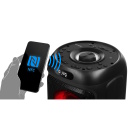 Nešiojamas Bluetooth garsiakalbis 100 W RMS galios su TWS ryšiu FM radiju USB ir microSD palaikymu LED ekranu ir 4400 mAh baterija PS-770 Juodas SV-021719 SVEN