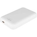 Fixed Power Bank FIXZENM-6-WH, 6000 mAh, USB-C, 20 W, juhtmevaba laadimine