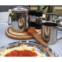 Nerūsējo&scaron;ā tērauda katls 'Billy Can', 1,4 L, izturīgs un kompakts, R179610, BasicNature