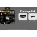 Nitecore Pealamp NU30 500 lm, 130 m valgusulatus, 1500 mAh aku, IP66, USB-C laadimine, 4 LED