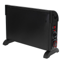 Tõhus konvektorsoojendi taimeri ja turbo ventilaatoriga 2000 W 3 võimsusastet kuni 24 m² must MS7741b Mesko