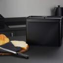 Salter Maizes kaste BW124581EU7, 14.2l, melns, oglekļa tērauds, 26.2x18.8x33.8cm