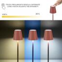 Beper Galda lampa P207ILI204, 3W, Tum&scaron;i sarkans, LED, 1 spuldze, Aptum&scaron;o&scaron;ana, Gaismas temperatūras regulē&scaron;ana