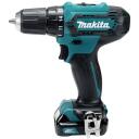 Makita akutoite DF333DSAE, 12V, 1.3kg, 2 kiirus, LED valgustus, 0.8-10mm chuck