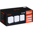 Tenda EX3-3 mesh sistēma, EX3-3pack, 2.4 GHz / 5 GHz, Wi-Fi 6 (802.11ax), 3 gab., 1201 Mbit/s, 2 antenas, 1 RJ-45