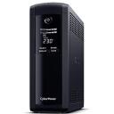CyberPower UPS sistēma VP1600EILCD, 1600 VA, 960 W, 1 fāze, AVR, LCD displejs, USB, RS-232, 8 kontaktu