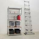 Uzglabāšanas plaukts 875 kg, KREATOR, KRT674001, Maks. slodze: 875 kg, 5 plaukti, pielāgojams, bez skrūvēm