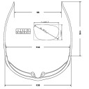Saulesbrilles ar polarizētām lēcām, UV 400 aizsardzība, R482051, URBANIUM
