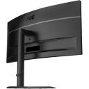 Aoc LCD монитор CU34E4CV 34" WQHD 120Гц, 3440 x 1440, VA, 4 мс, 21:9, 178&deg;/178&deg;, HDR10, KVM, 90W PD, 2 HDMI, 1 DP, 4 USB
