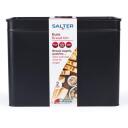 Salter Maizes kaste BW124581EU7, 14.2l, melns, oglekļa tērauds, 26.2x18.8x33.8cm