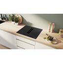Bosch | PVS611B16E | Induction hob with integrated ventilation system | 60 cm | Number of burners/cooking zones 4 | B | Black | Touch