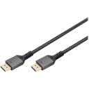 Digitus DisplayPort kaabel 1.4 DB-340201-010-S, 1 m, 8K tugi, HDCP &uuml;hilduv, 32 helikanalit