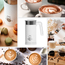 Super fast and easy milk frother 500W 300ml heating 130ml frothing White AD4494 Adler