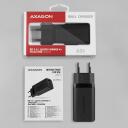 Axagon настенный зарядное устройство ACU-DPQ65 65W, 3x выход (USB-A + два USB-C), PD3.0/QC4+/PPS/Apple