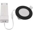 Emos LED prožektorius LORI ZV1164, 4,5 W, 345 lm, IP65, 110&deg;, 2700/4000 K, juodas, įmontuojamas