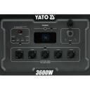 Yato Kandeakumulatori jaam YT-83096, 3072 Wh, 3600 W, LiFePO4, 5 AC pesa, 4 USB-A, 2 USB-C, 2 DC 12 V, 12 V pesa, 2 ratast
