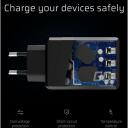 Green Cell Įkroviklis CHARGC03, 30W, 3xUSB, greitasios įkrovos technologija, suderinamas su QC 3.0, Samsung AFC, Huawei FCP