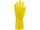 Latex gloves S-7 size 30 cm 15 mil / protection I yellow 74070 FLO