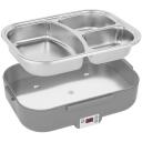 Noveen Elektrinė pietų dėžutė LB640, 1l, 60&deg;C per 20min, LED ekranas, 230V, 12V, 24V, nuimamas 3-kamerų INOX indas