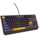 Genesis mechaninė žaidimų klaviatūra THOR 230 NKG-2081, USB, Outemu Red, RGB, TKL, 25 ap&scaron;vietimo režimai, suderinama su PC