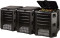 Komposta kaste 1200L, 1980x719x826mm, 3 segmenti; IKSM1200C-S411 PROSPERPLAST