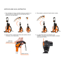 Matavimo ratas su stabdžiu/odometru, ø30cm, ODM-12 TRUPER