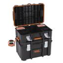 Liela Instrumentu kaste, POWERPLUS, POWDPTB02, izturīga, kaudzē saliekama, ar metāla sprādzēm