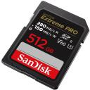 Sandisk m&auml;lukaart SDSDXEP-512G-GN4IN, 512 GB, SDXC, UHS-II, 280 MB/s, 150 MB/s, Class 3, V60, Class 10