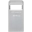 Kingston DataTraveler m&auml;lupulk DTMC3G2/64GB, 64 GB, 200 MB/s, USB Type-A, metall, 1 tk