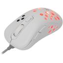 White Shark Pele AZRAEL-W GM-5013, 7200-12800 DPI, 6 pogas, 1.8 m, USB 2.0, apgaismojums, optiskā
