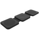 Fixed Bezvadu salokāms lādētājs 3in1 Flex FIXFLE-SA-BK, 12V/2.5A, 5W, 7.5W, 10W, 15W Max, melns